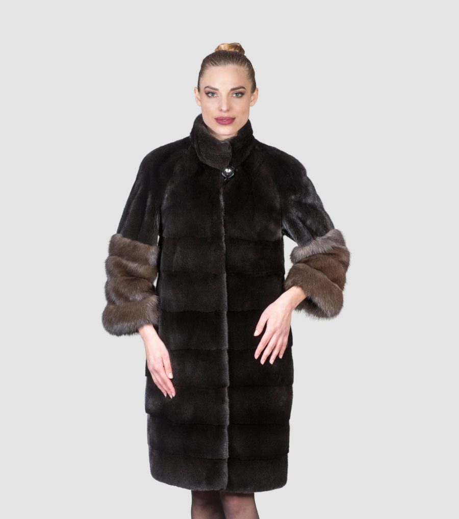 Blackglama Mink Fur Coat . 100% Real Fur Coats and Accessories.