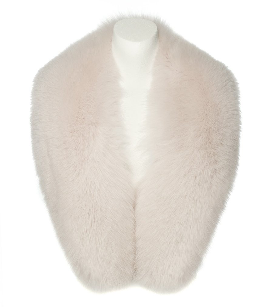 Black Pearl Fox Fur Collar