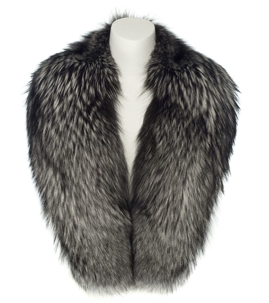 Silver Fox Fur Collar