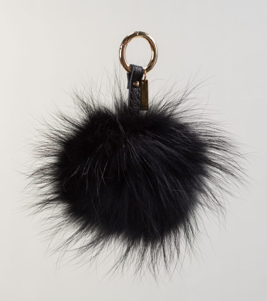 The Black Fur Keychain