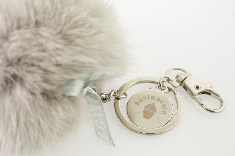 The Grey Fur Keychain