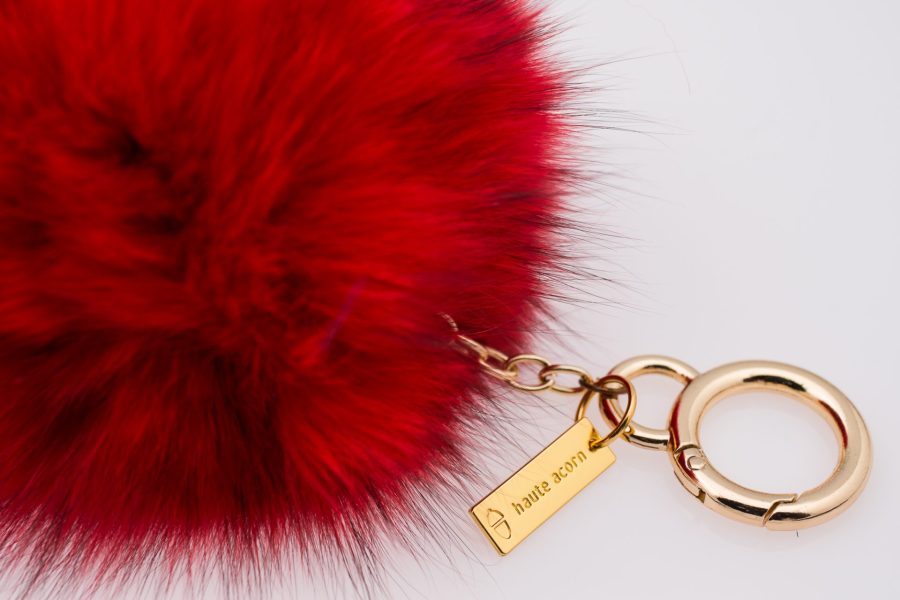 The Red Fur Keychain