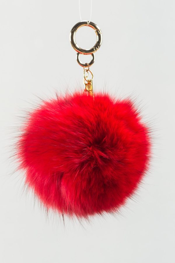 The Red Fur Keychain