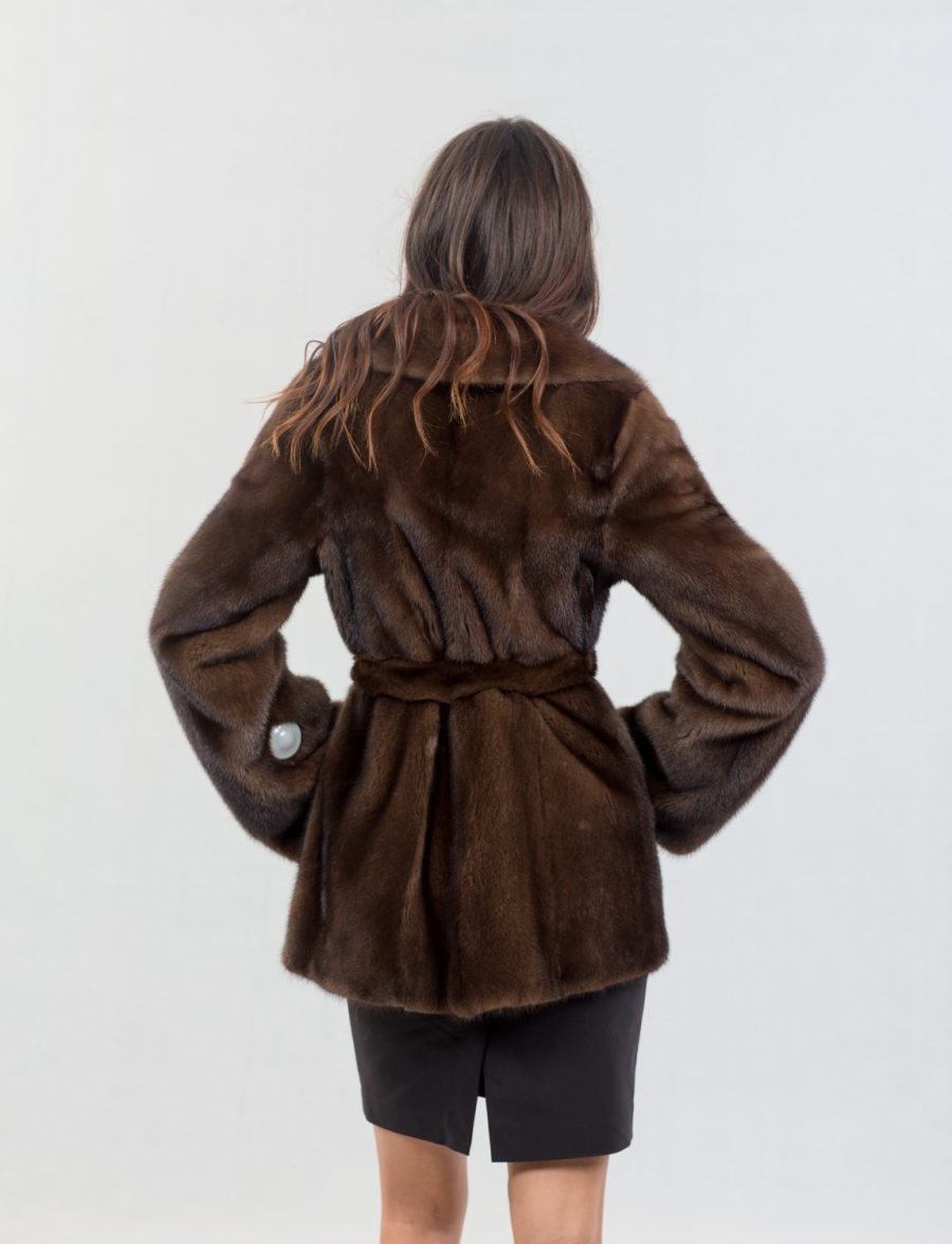 Mink Male Sc. Brown Fur Jacket