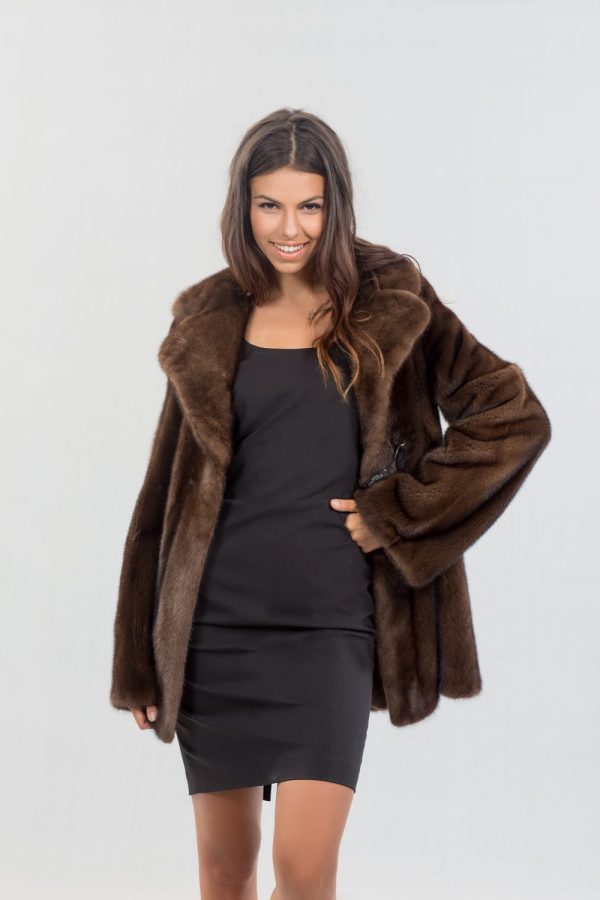 Mink Male Sc. Brown Fur Jacket