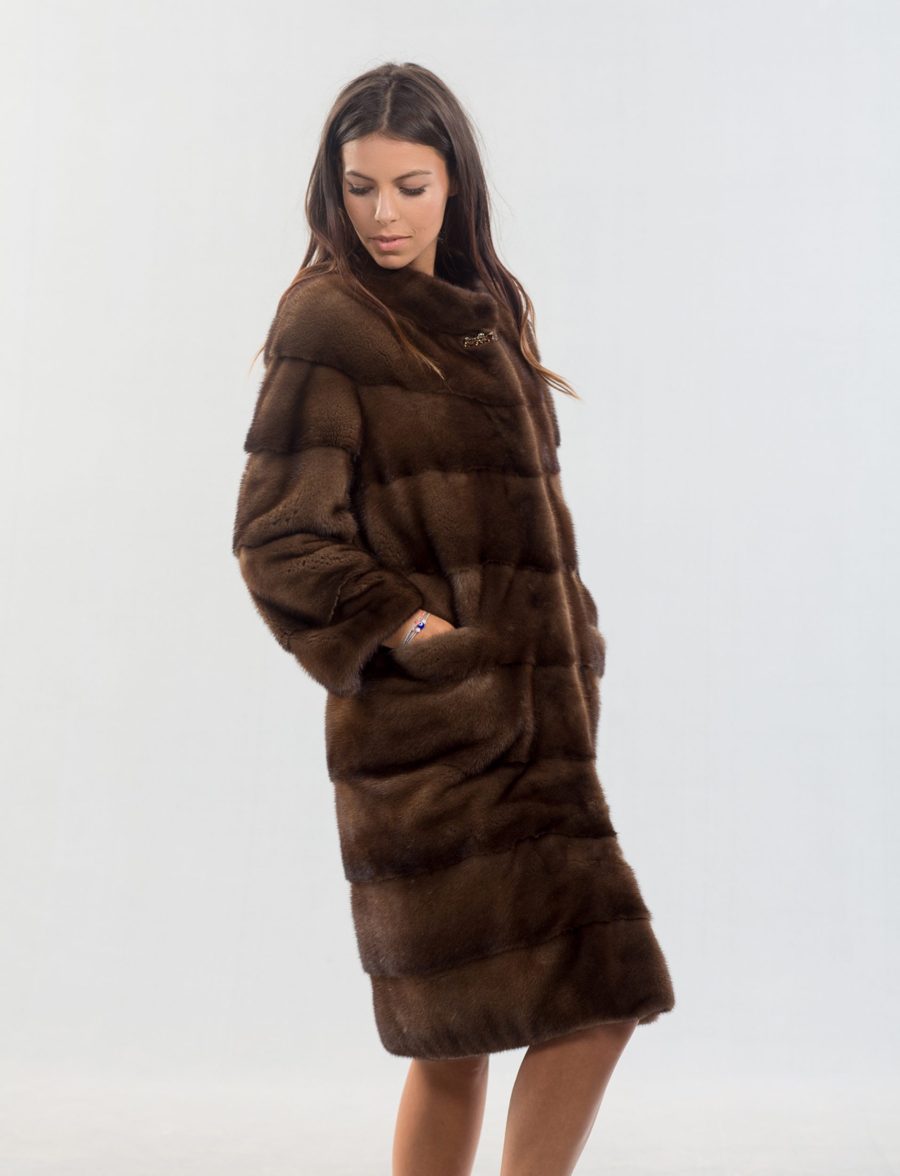 Sc Glow Mink Fur Coat