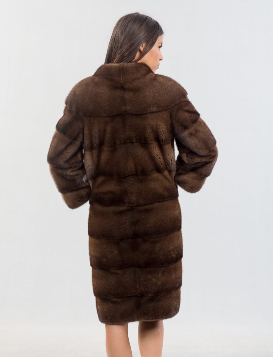 Sc Glow Mink Fur Coat