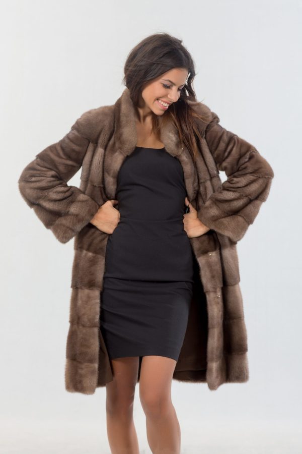 Mink Pastel Fur Coat