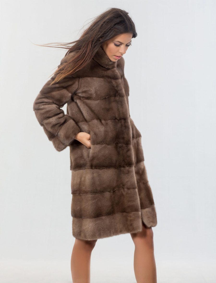 Mink Pastel Fur Coat