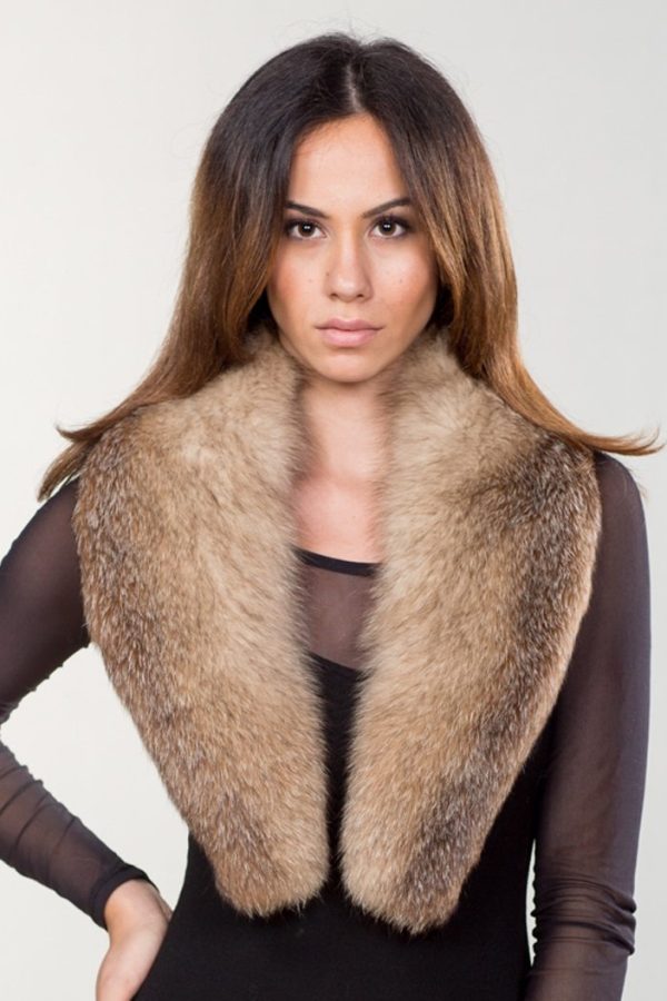 Crystal Fox Fur Collar
