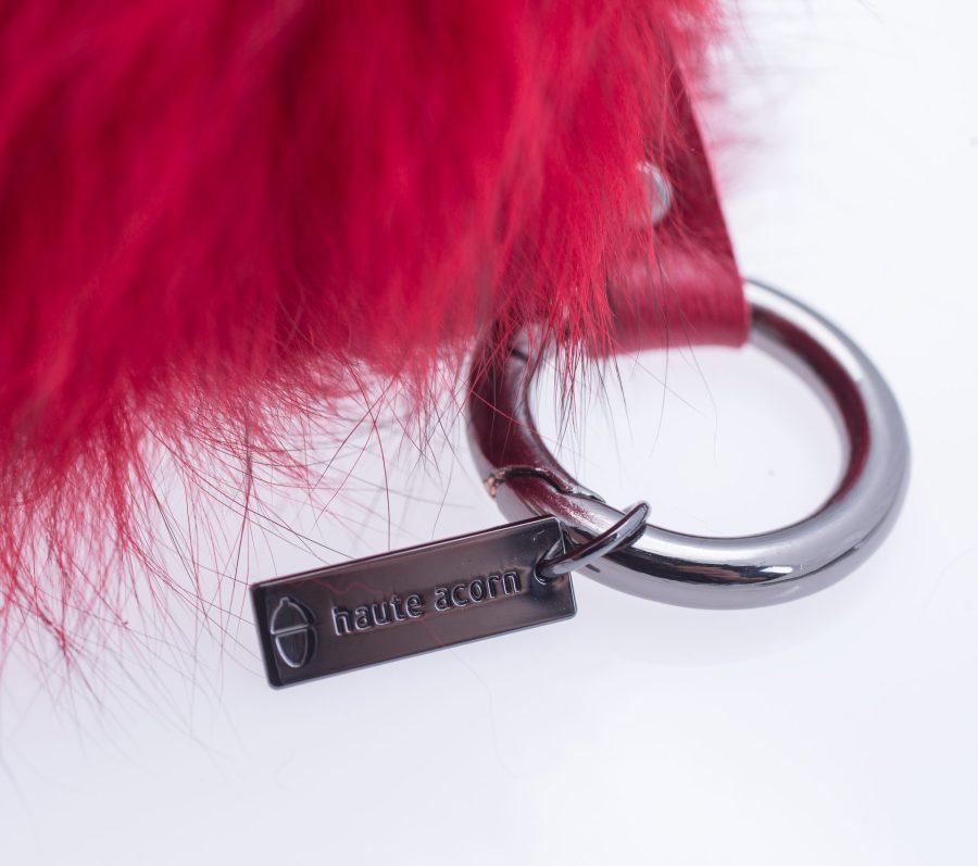 The Fluffy Red Fur Bag Charm