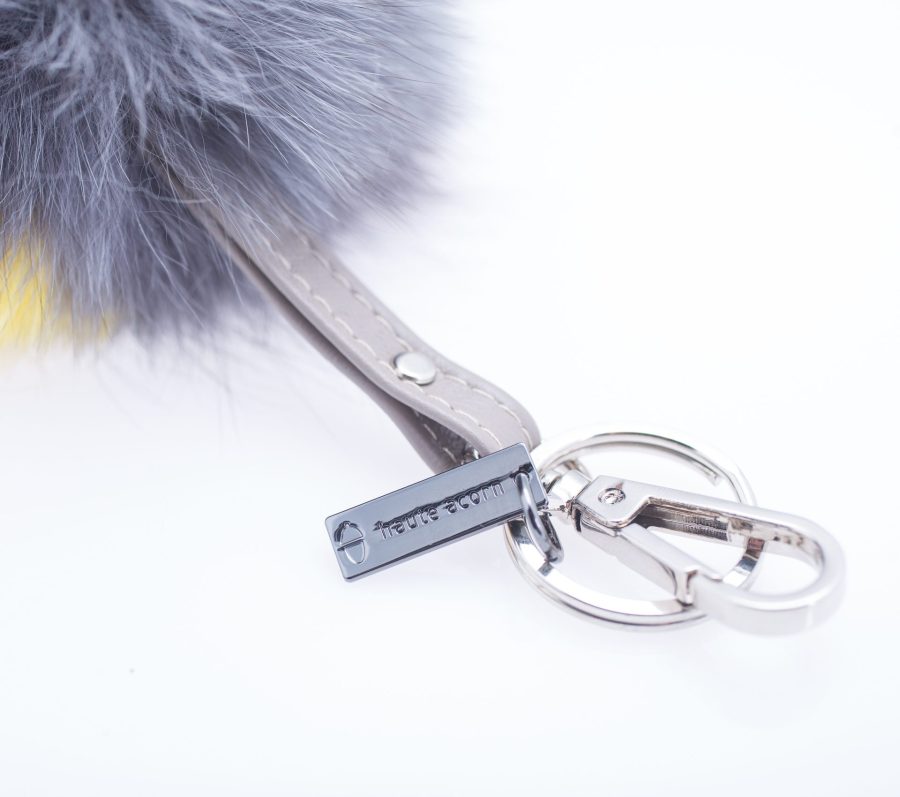 Letter S Superior Fur Bag Charm I 100% Real Fur Keychains