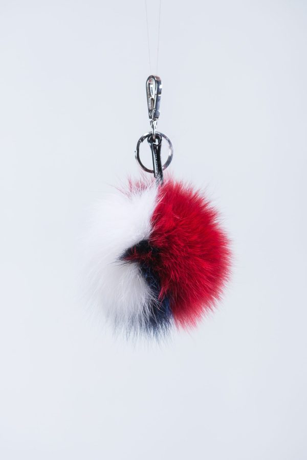 The Tricolor Fur Keychain