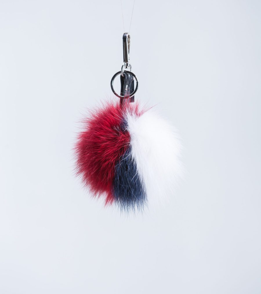 The Tricolor Fur Keychain