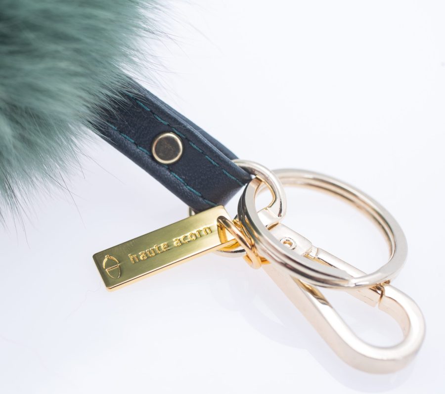 The Faded Green Fur Keychain