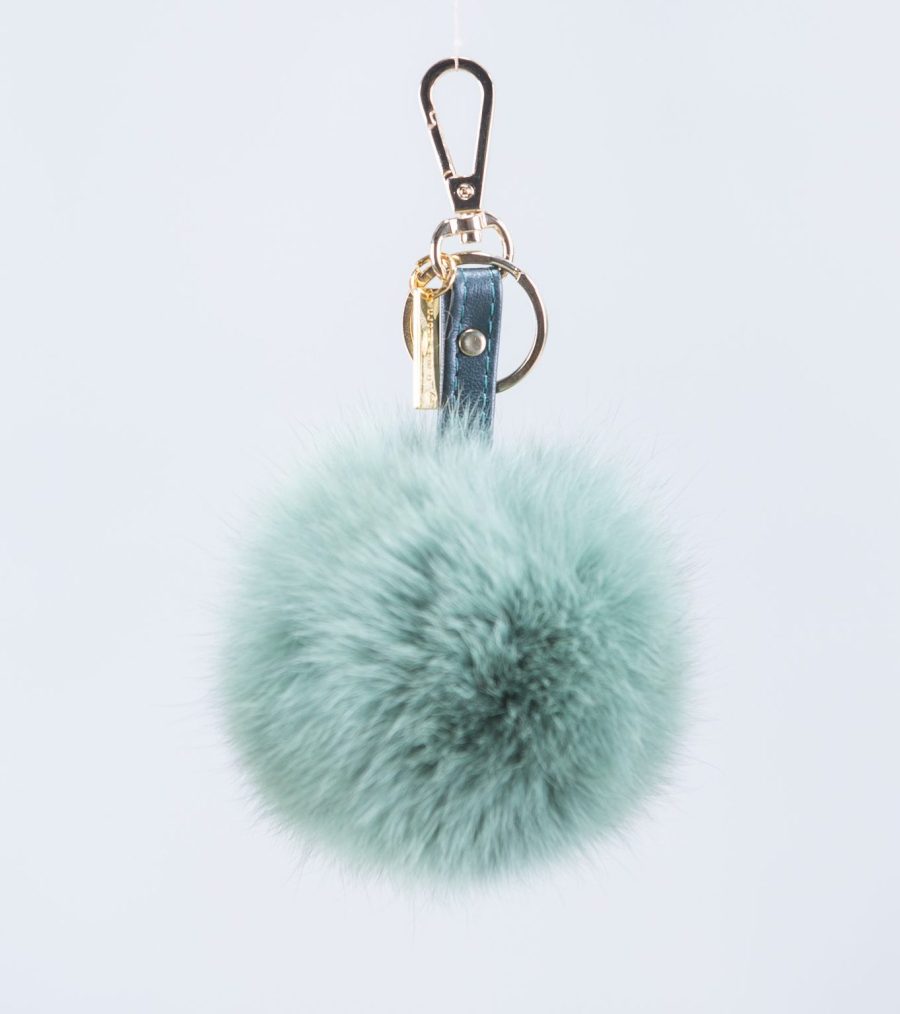 The Faded Green Fur Keychain