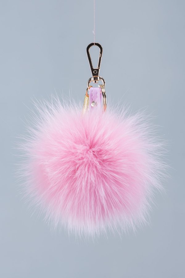 The Real Pink Fur Keychain