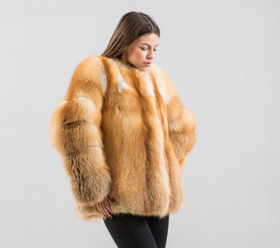 Red Fox Fur Jacket - Haute Acorn