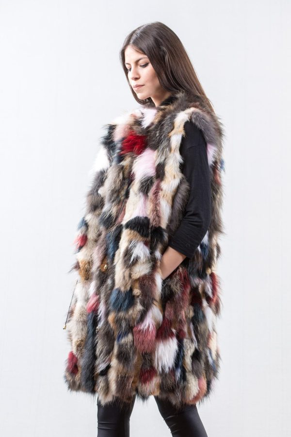 Colorful Fur Vest