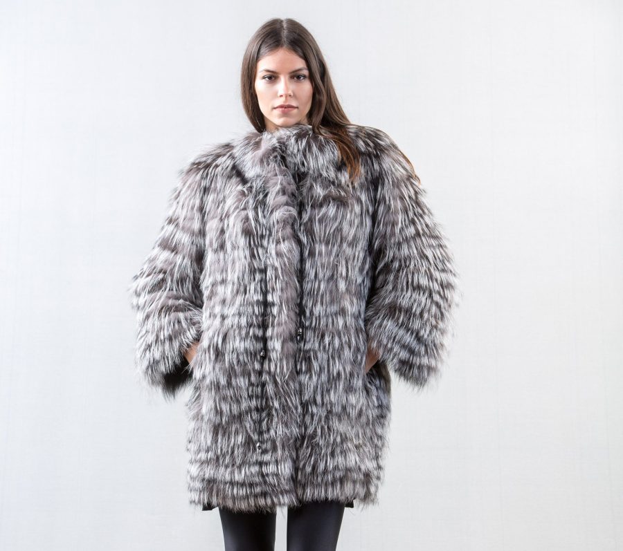 Silver Fox Fur Jacket