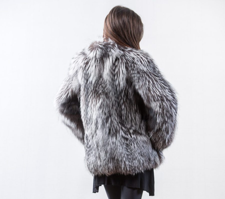 Silver Fox Short Fur Jacket