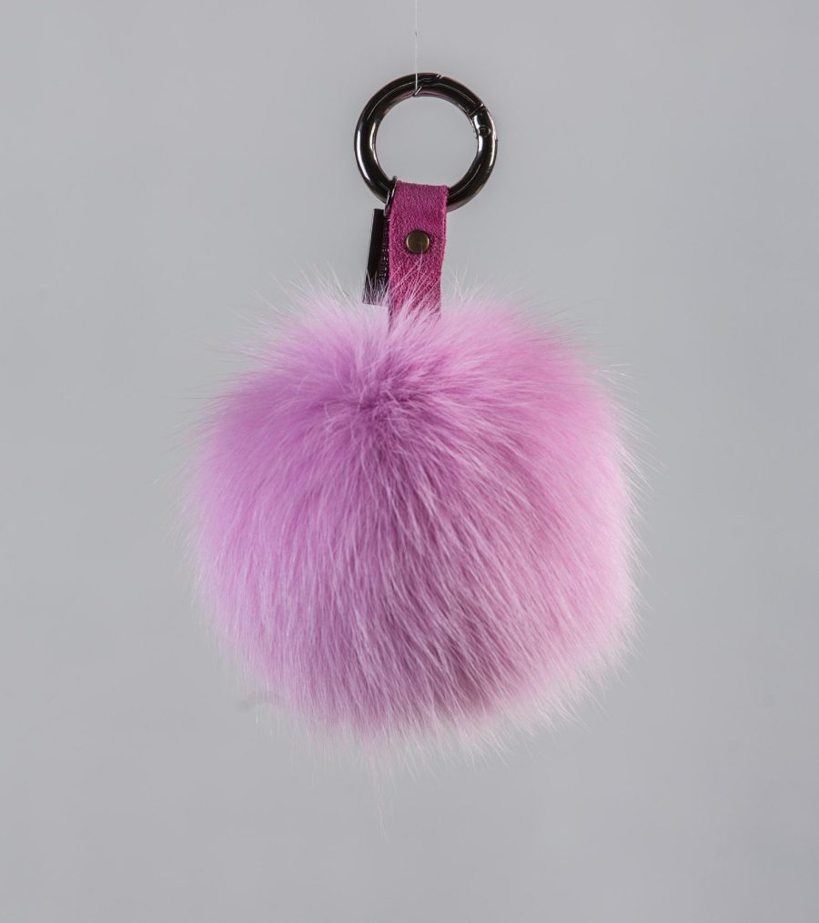 The Bitter Pink Fur Keychain
