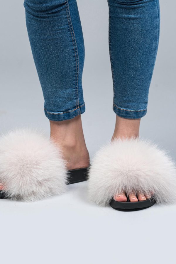 Fur Slides - Made Of 100% Real Fur