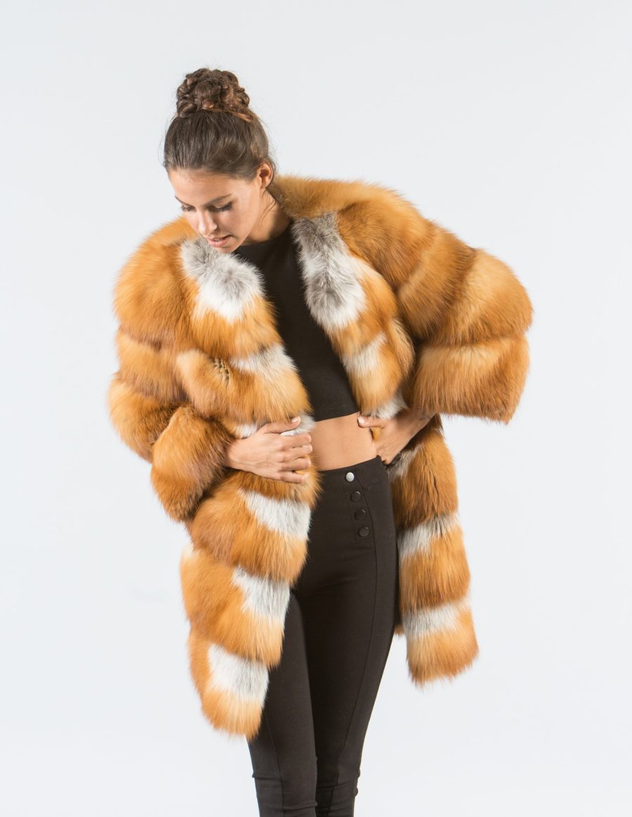 Canadian Red Fox Fur Jacket