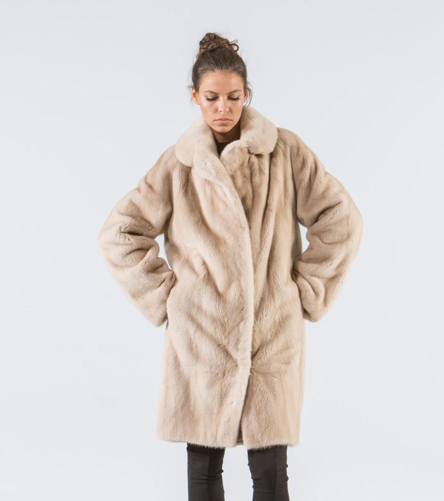 Palomino Mink Fur Coat