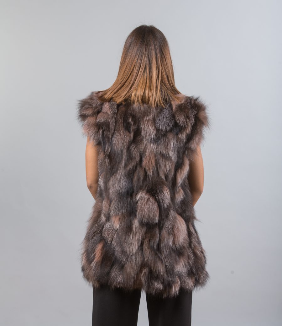Acorn Fox Fur Vest