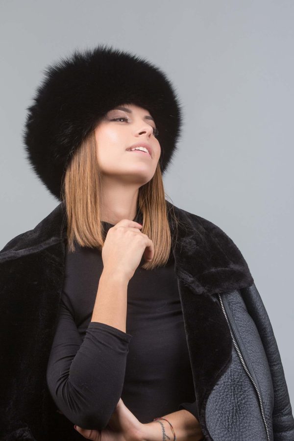Black Fur Russian Hat