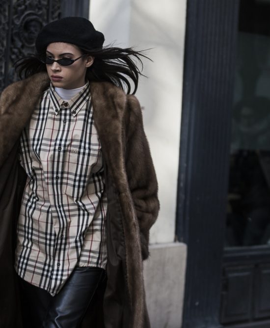 mink coat in Paris 2018