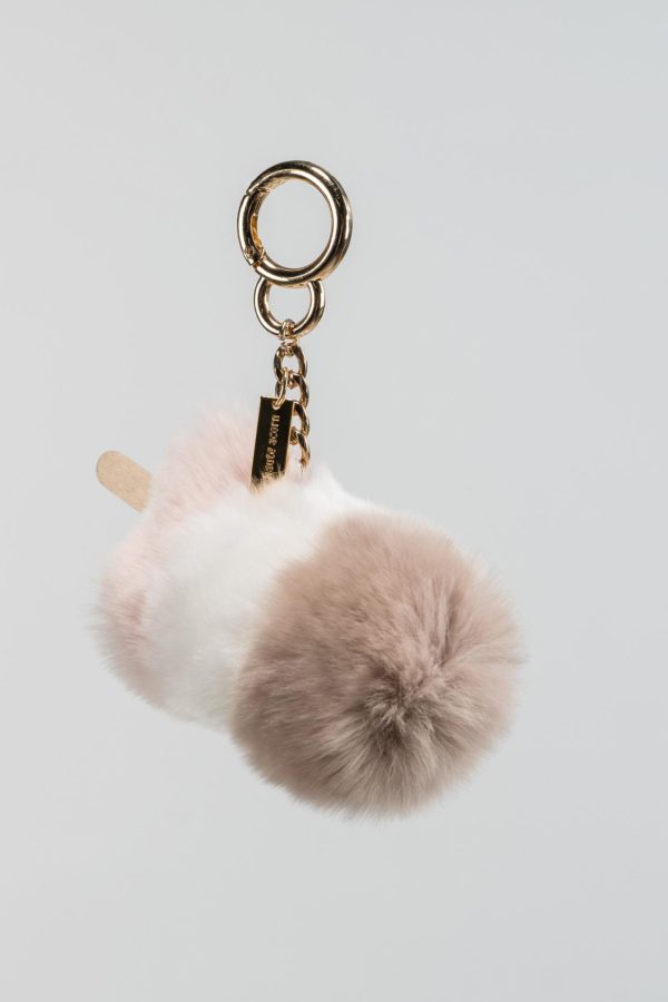 The Vanillia Ice Fur Keychain