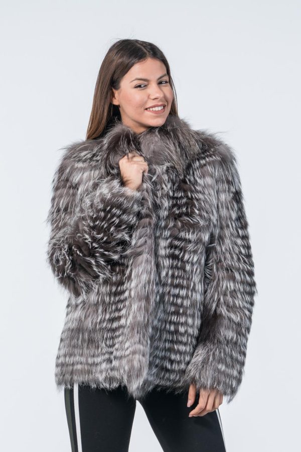 Silver Fox Short Fur Jacket