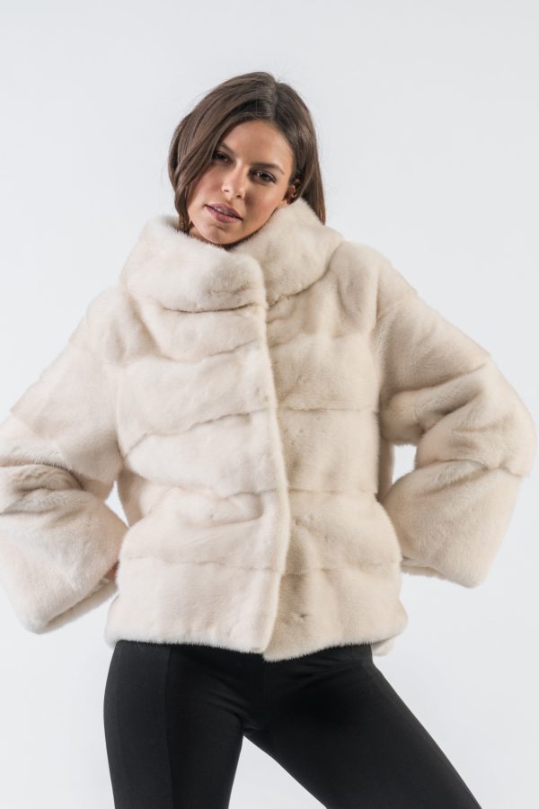 Pearl Short Mink Fur Jacket