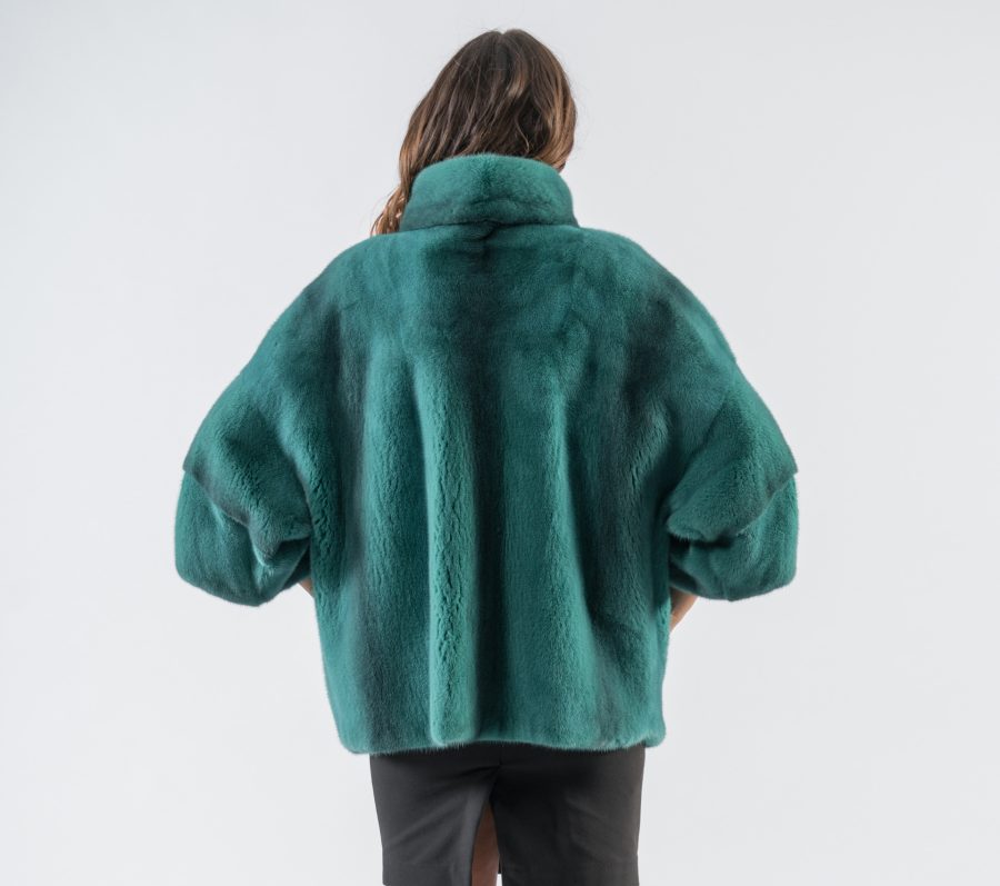 Green Mink Fur Jacket