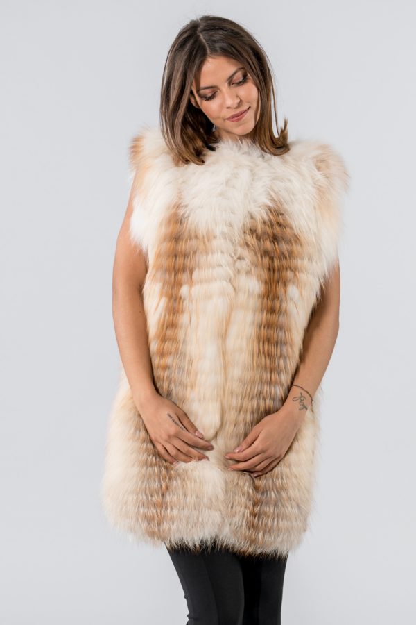 Golden Fox Fur Vest