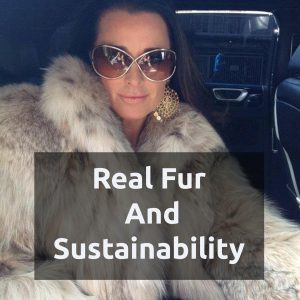 real fur coats are sustainable