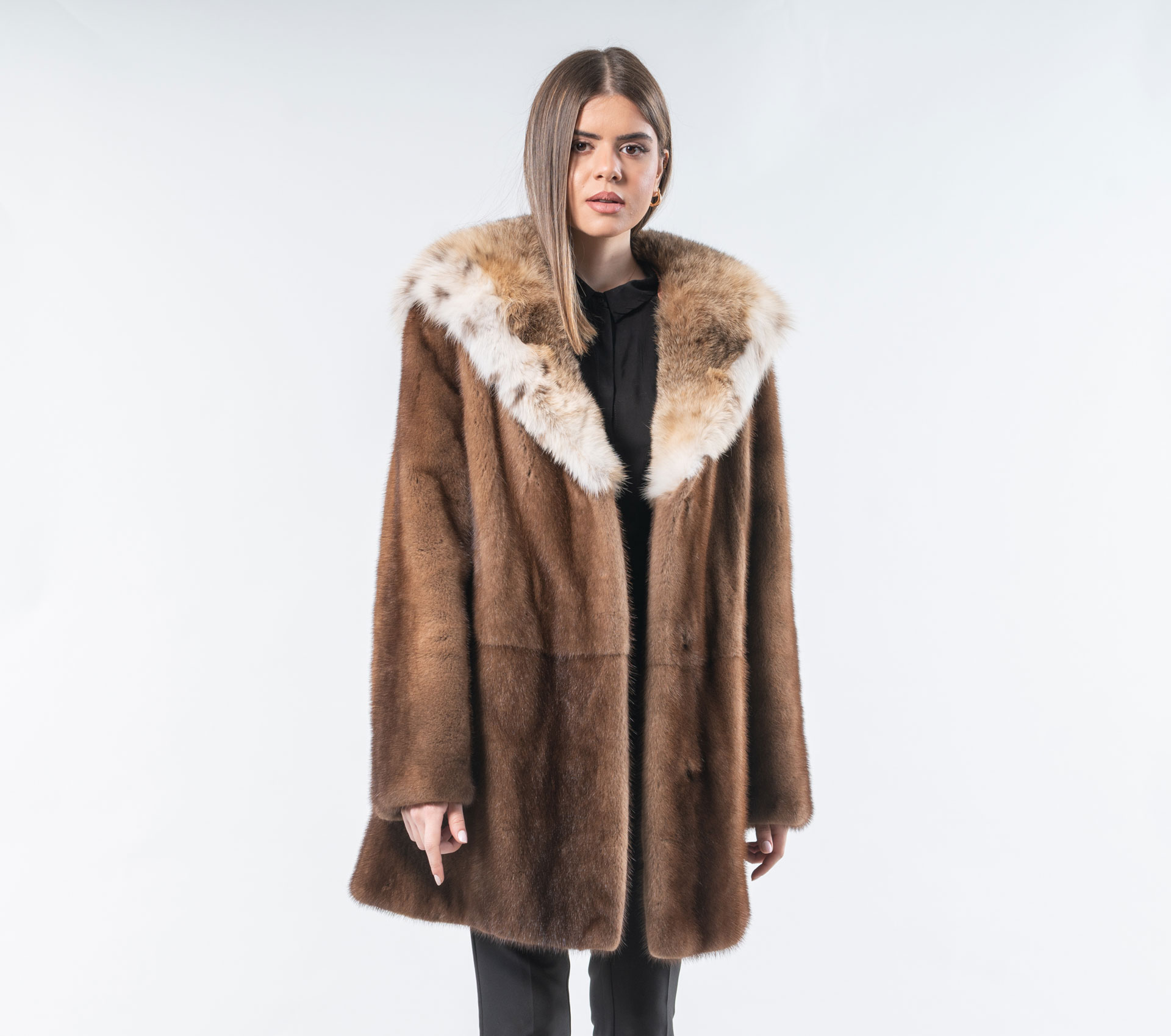 Vintage Demi Buff Mink Fur Jacket -100% Real Fur Coats - Haute Acorn