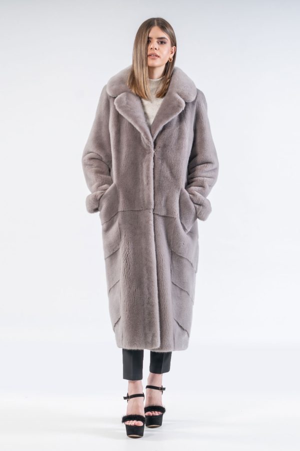 Long Mink Fur Coat