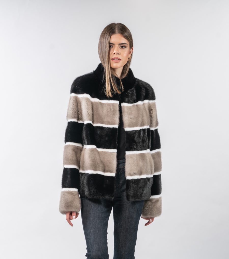 Saga Mink Fur Jacket - 100% Real Fur - Haute Acorn