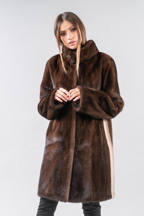 Demi-Buff Mink Fur Coat