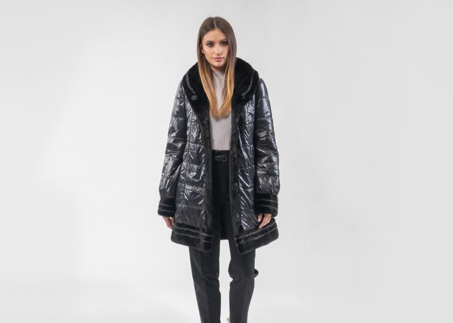 Reversible Black Mink Fur Jacket