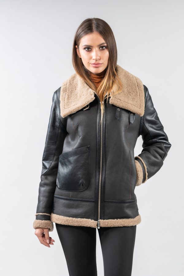 Dark Brown Sheepskin Jacket