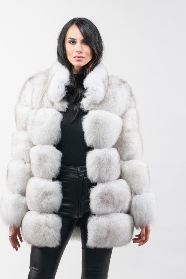 White Fox Fur Coat