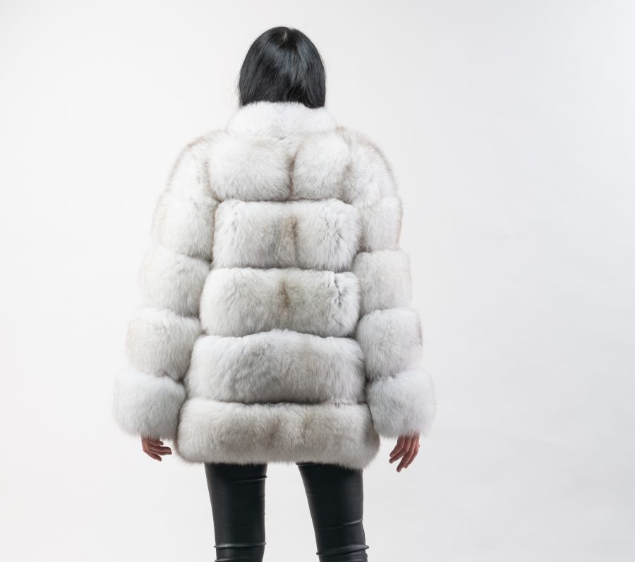 White Fox Fur Coat - 100% Real Fur - Haute Acorn