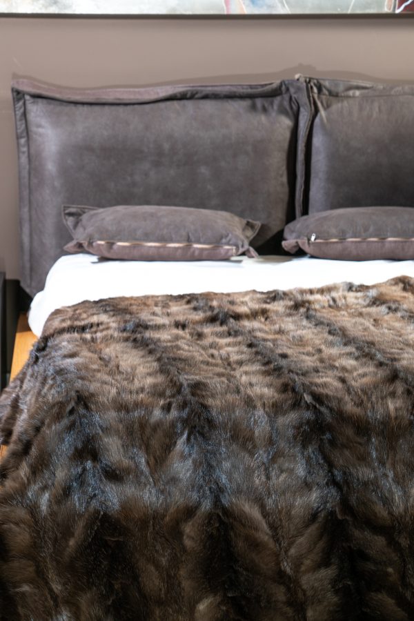 Dark Sable Fur Blanket