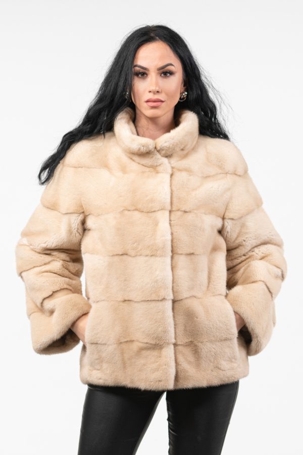 Palomino Short Mink Fur Jacket