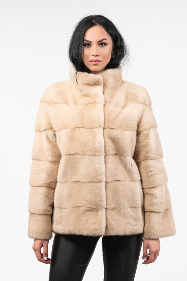 Palomino Short Mink Fur Jacket