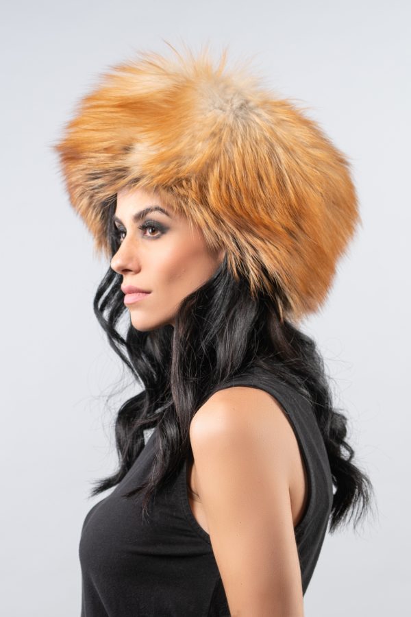 Red Fox Fur Hat